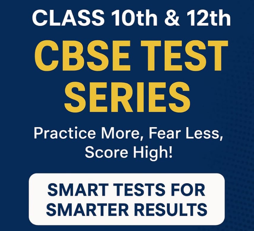 X & XII CBSE TEST SERIES image